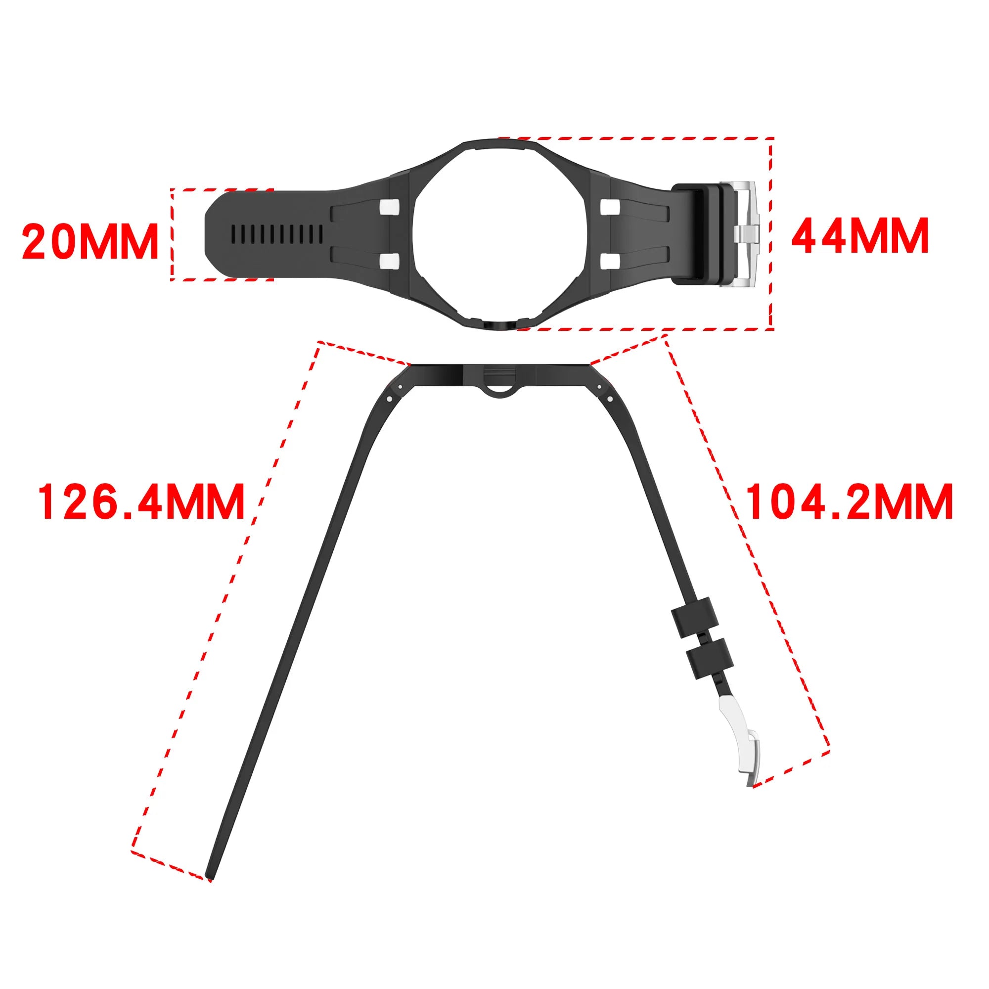 PC Case Silicone Strap Conversion Kit